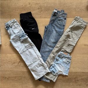 Girls Pants Bundle 5 items - Size 8